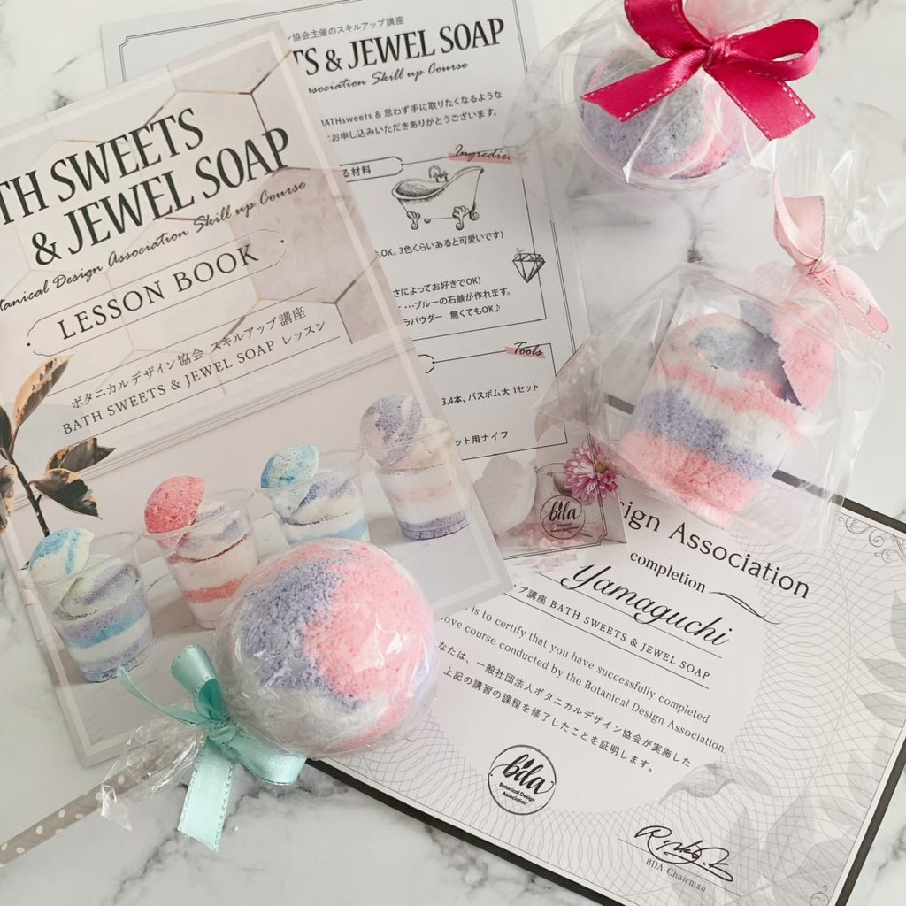 バスボム作り　ワークショップ風景